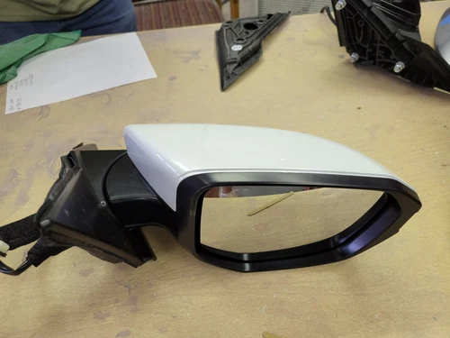 NEW PEARL WHITE 2019-21 Mirror fits Honda Civic EX/Si Passenger Heat w/Camera