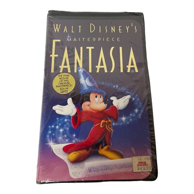 Walt Disney's Masterpiece Fantasia VHS Movie Sealed 717951132031| eBay