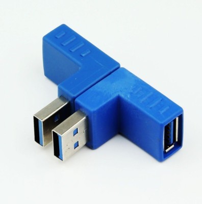 ZIXINZIYI Adattatore USB A 90 Gradi, Adattatore Ad Angolo Retto Da Maschio A Donna Per Laptop, PC, Caricabatterie USB A E Altri Dispositivi USB (su E Giù - Foto 9