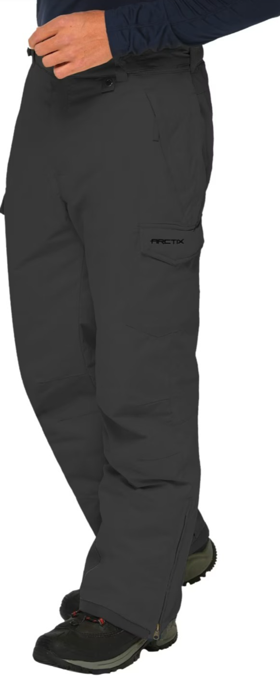 Arctix Mens Snowboard Cargo Pants XXL 44-46W 30L Black Premium Winter Gear