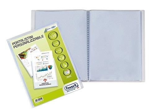 Favorit Buste Trasparenti Con Fori - A4 (21x29.7cm), Blu, Confezione