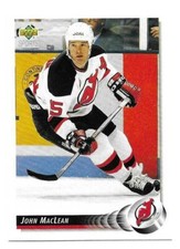JOHN MACLEAN 1992-93 UPPER DECK CARD MINT CONDITION