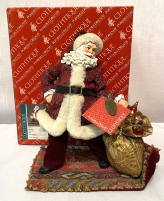 Possible Dreams 2006 COMPLETE Santa ''Magic Carpet Ride'' Original Box & HANG TAGS