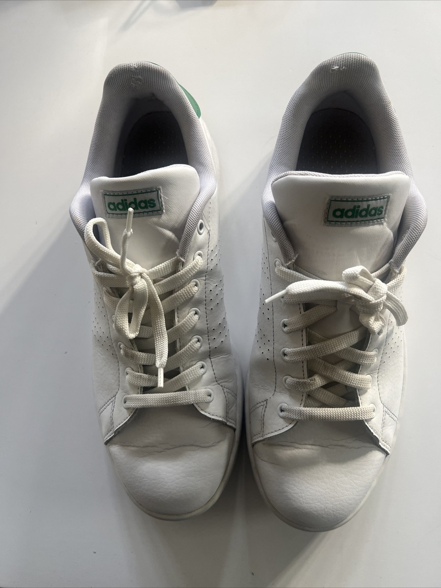 adidas Advantage Style F36424 White/Green Men's Size 12 | eBay