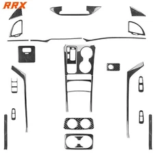 32Pcs Real Carbon Fiber Kits Full Interior Trim Cover For Kia Stinger 2018-2023