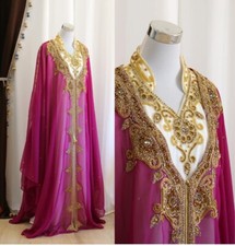 SALE New Moroccan Dubai Kaftans Farasha Abaya Dress Very Fancy Long Gowns SE 202