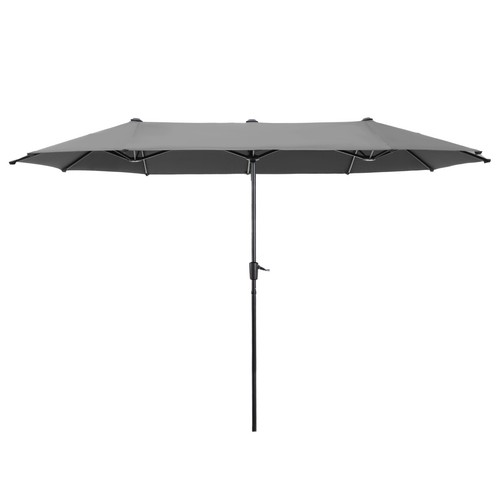 13ft Patio Umbrella Double Side Large Outdoor Market Umbrella with Crank - Picture 31 of 112