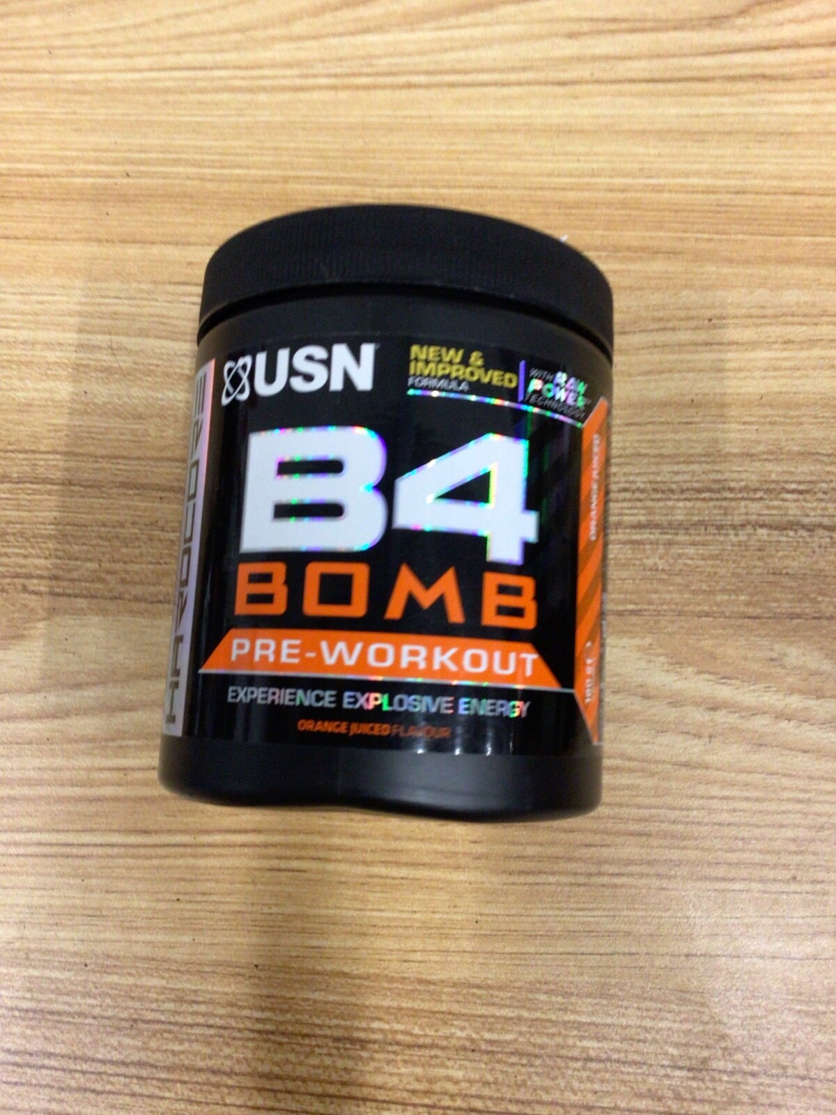 USN Pre Workout B4 Bomb Orange 180g Explosive Pre Workout Energy Drink