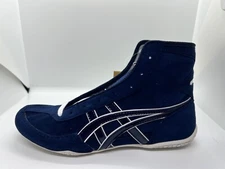 asics Boxing Wrestling Shoes Navy Navy Line White 1083A001 EX-EO NEW TWR900