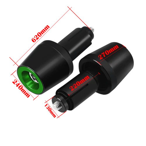 For KAWASAKI Z900 Z900RS Handle Bar Handlebar Grips Cap End handle Plugs - Foto 9 di 27