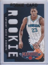 ANTHONY DAVIS ROOKIE CARD 2012 Panini Marquee Basketball $$ RC Los Angeles Laker