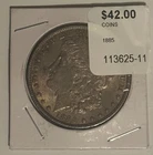 1885 Morgan Silver Dollar