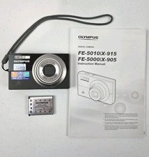 Olympus FE-5010 12.0MP Digital Camera - Black, No Charger, Battery Only, Tested