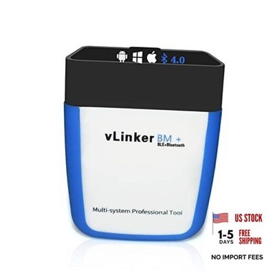 vLinker BM+ OBD2 Bluetooth Vgate vLinker BM+ BLE4.0 - Android & iOS & Windows