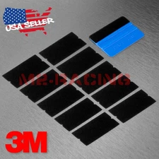 3M Blue Squeegee Applicator Tool Replaceable Felt Edge Tips x10pcs Felt Kit Set