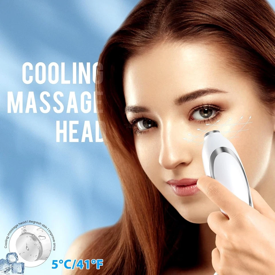 Innovative Dolphin Tail Facial Massager with Cooling Head – Perfect for All Skin - Image 4 of 4