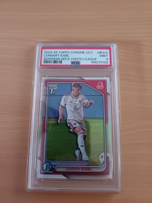 2024-25 Topps chrome ucc Lennart karl bowman uefa youth league
