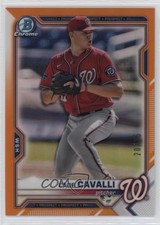 2021 Bowman Chrome Prospects Orange Refractor 20/25 Cade Cavalli #BCP-250 0i6p