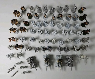 Vintage Lot Of Global GAMES   Metal Figures Warhammer-Like