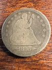 1855-S Seated Liberty Quarter with Arrows 25C Great Coin Better Date SHIPS FREE!