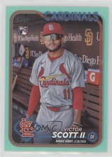 2024 Topps Update Rookie Debut Aqua Victor Scott II #US77 05ns