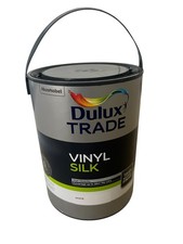 5 Litre Dulux Trade Vinyl Silk  White