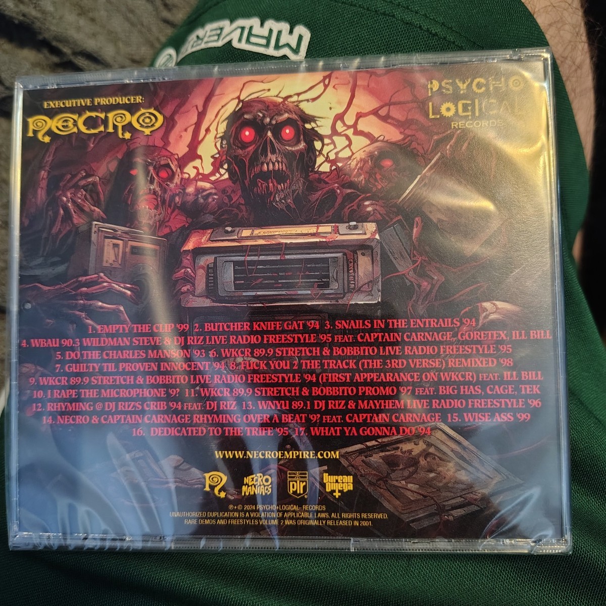 Necro 14 New Cd Lot Non Phixion Eminem Mobb Deep Cypress Hill