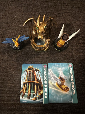 Skylander Spyro's Adventure - Dragons Peak, Winged Boots, Sparx Dragonfly 3pc