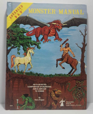 Advanced Dungeons and Dragons Monster Manual 1979