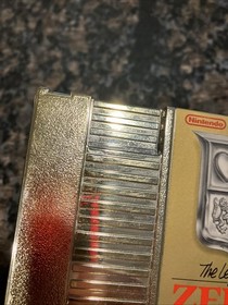 The Legend of Zelda (Nintendo NES, 1987)  Authentic Tested Gold Cartridge Only