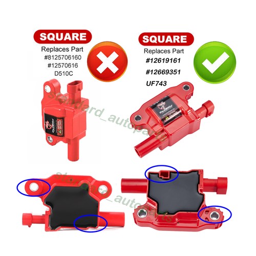 8x Bobina de encendido de alto rendimiento para Chevrolet Silverado GMC Envoy Hummer UF413 - Imagen 9 de 16