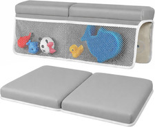 Baby Bath Kneeler and Elbow Rest Pad Set - Non-Slip Quick Dry Bath Kneeling Pad