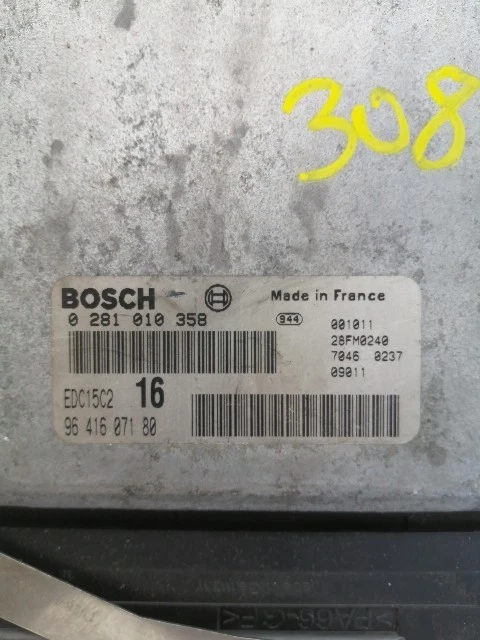 0281010358 CENTRALINA MOTORE / 28FM0240 / 96416107180 / 377348 PER CITROËN XSARA - Immagine 2 di 4