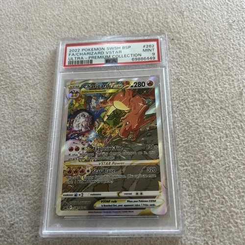 2022 Pokemon SWSH BSP FA/Charizard VSTAR Ultra-Premium Collection PSA 9