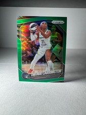 2025 Panini Prizm WNBA Green Prizm #9 Dijonai Carrington Minnesota Lynx