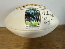 Richard Seymour Signed Autographed Custom Football New England Patriots
