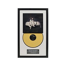 Billie Eilish When We All Fall Asleep Where Do We Go Vinyl Record Framed Collage