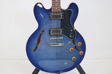 Epiphone Dot Deluxe Blue Burst Flame Maple MIJ Semi-Hollow Used