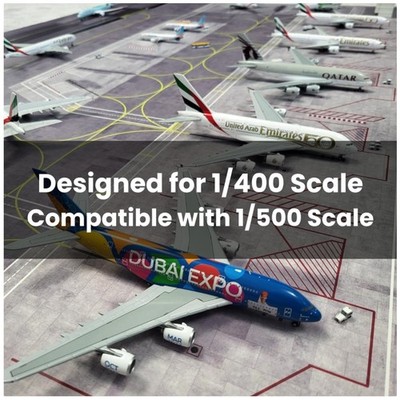 Model Plane Airport Layout Mat - 1/400 & 1/500 Scale^-