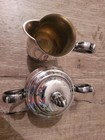 Vintage Oneida JEFFERSON Hollow-Ware Silverplate Creamer & Sugar Bowl Set — photo 7