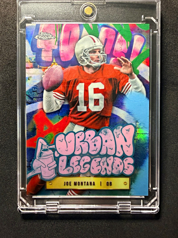 2024 Topps Chrome Urban Legends Insert Joe Montana San Francisco 49ers UL-6