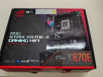 ASUS ROG STRIX X870E-E GAMING WIFI AMD AM5 X870 ATX UNTESTED/PARTS REPAIRS