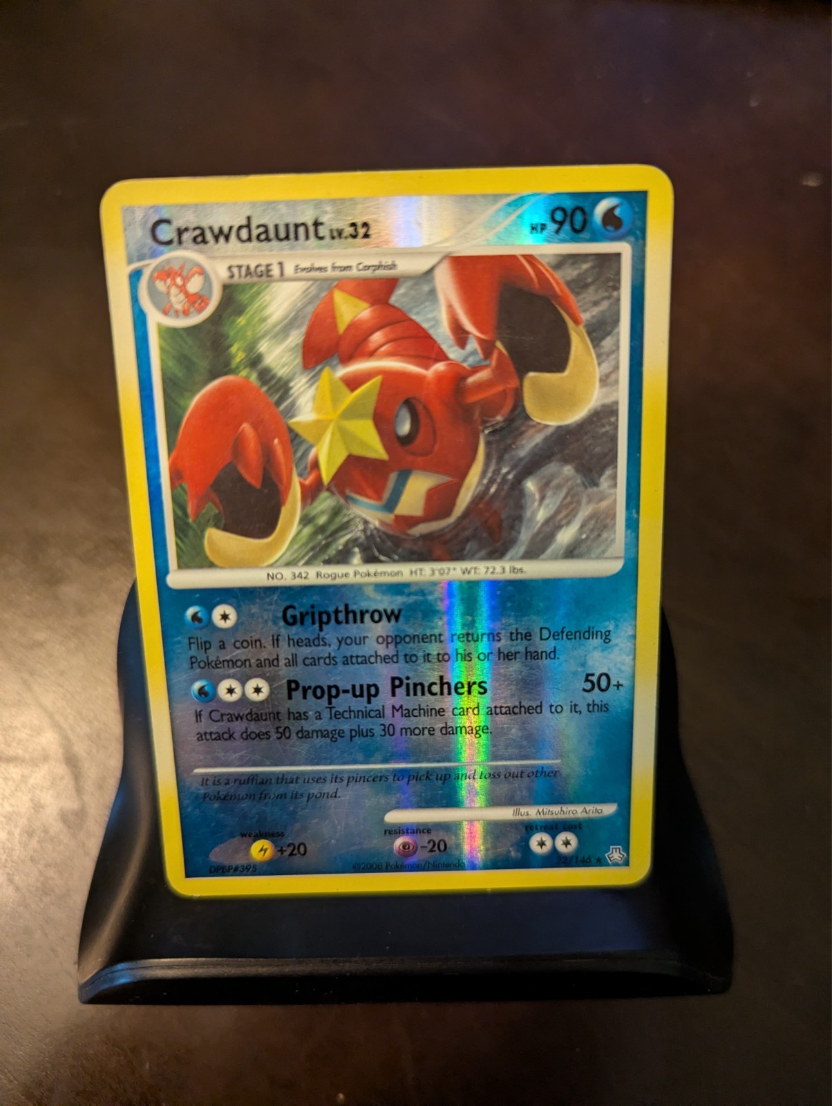 Crawdaunt [Reverse Holo] #22 Legends Awakened