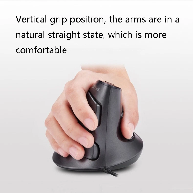 Mouse Vertical Ergonomico con Cable 1,5 M - Image 3 of 4