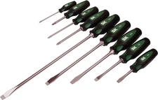 SK Tools 9 Piece Cushiongrip Combination Screwdriver Set (86007)