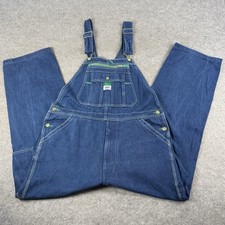 Vintage Liberty Overalls Mens 36x30 Blue Denim Bib Dungarees Workwear Cotton