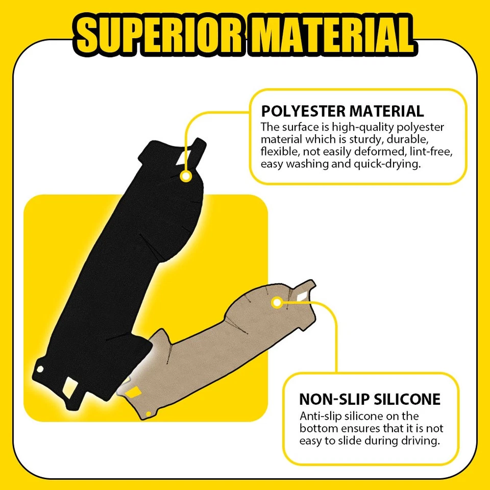 Dash Mat Dashmat Dashboard Dash Board Cover For 2004-2009 Subaru Legacy Outback - Imagem 3 de 4