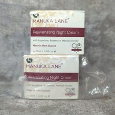 2X- Manuka Lane Rejuvenating Night Cream Rosemary & Honey 1.69oz Exp. 6/2026