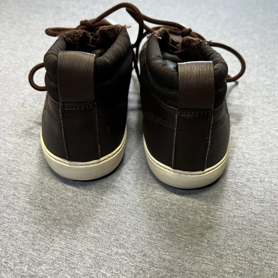 Lacoste Ampthill Terra Hi коричневый мех с подкладкой лодыжки чукка ботинки размер 9 - Изображение 3 из 4