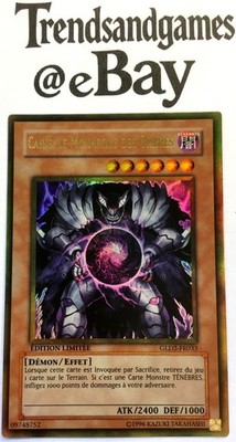 YUGIOH - CAIUS THE MONARCH OF SHADOWS - GLD2-FR033 - LIMITED EDITION - GOLD - NM